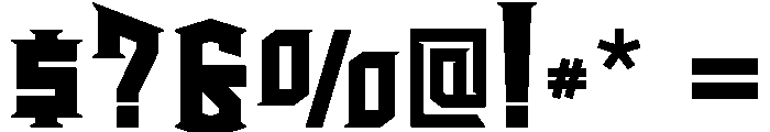 Harax Font OTHER CHARS