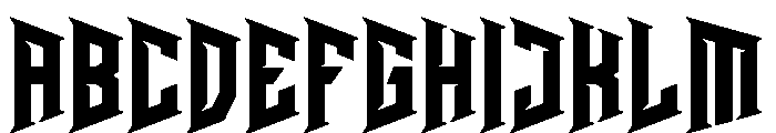 Harax Font UPPERCASE