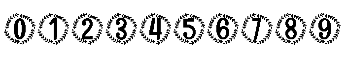 Harborcrest Monogram Font OTHER CHARS