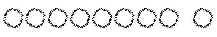 Harborcrest Monogram Font OTHER CHARS