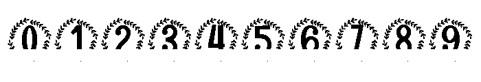 Harborcrest Split Monogram Font OTHER CHARS
