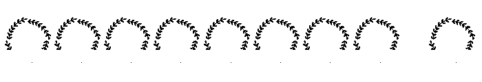 Harborcrest Split Monogram Font OTHER CHARS