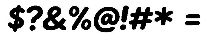 Hard Beat Font OTHER CHARS