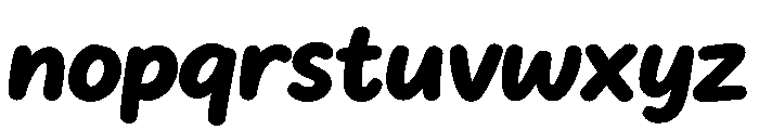 Hard Beat Font LOWERCASE