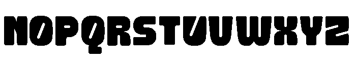 Hard Block Regular Font UPPERCASE