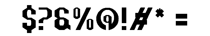 Hard Collage Font OTHER CHARS