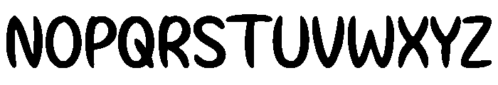 Hard Spine Hybrid Font UPPERCASE