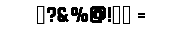 Hardball Regular Font OTHER CHARS