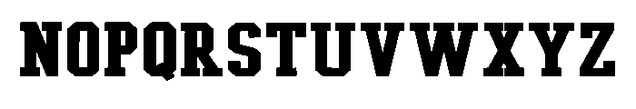 Hardball Regular Font LOWERCASE