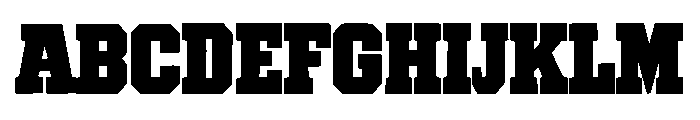 Hardon Font UPPERCASE