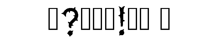 Hardy Regular Font OTHER CHARS
