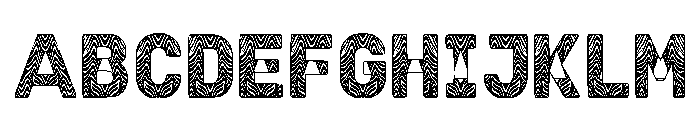 Haris Regular Font UPPERCASE