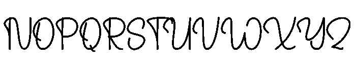 Harish Font UPPERCASE