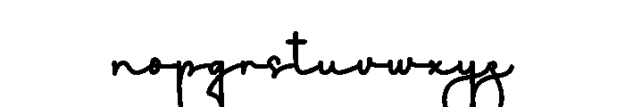 Harish Font LOWERCASE