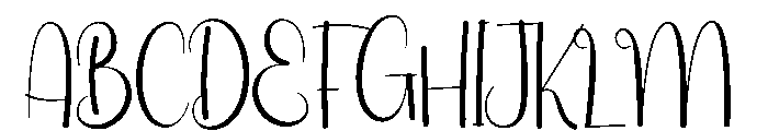 Haritage Graduating Font UPPERCASE