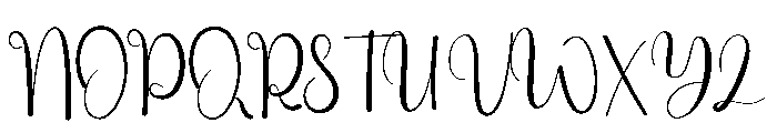 Haritage Graduating Font UPPERCASE