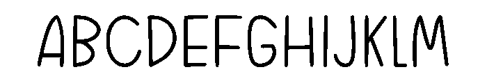 Hark Herald Font UPPERCASE