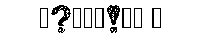 Harla Regular Font OTHER CHARS