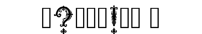 Harlem Regular Font OTHER CHARS