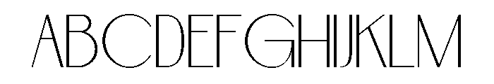 Harlote Font UPPERCASE