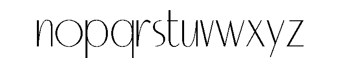 Harlote Font LOWERCASE