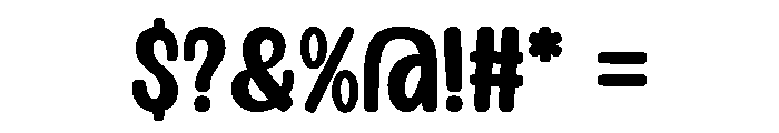 Harlow Chunky Regular Font OTHER CHARS
