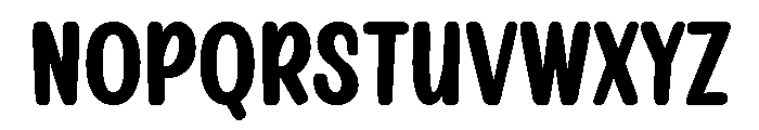Harlow Chunky Regular Font UPPERCASE