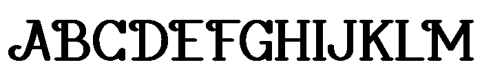 Harmist Font UPPERCASE