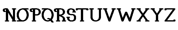 Harmist Font UPPERCASE
