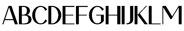 Harmonie Regular Font UPPERCASE