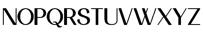 Harmonie Regular Font UPPERCASE