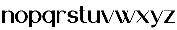 Harmonie Regular Font LOWERCASE