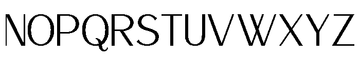 Harmonius Regular Font UPPERCASE