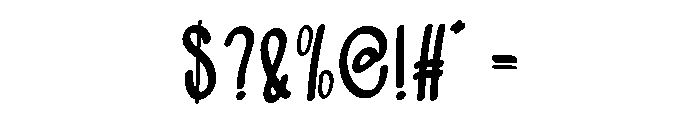 Harmony Alphabet Font OTHER CHARS
