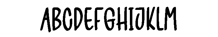 Harmony Alphabet Font UPPERCASE