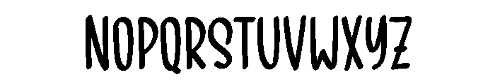 Harmony Alphabet Font UPPERCASE