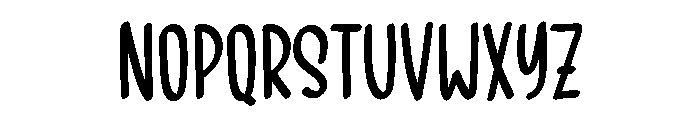 Harmony Alphabet Font LOWERCASE