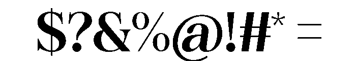 Harmony Essence Regular Font OTHER CHARS
