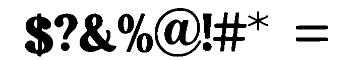 Harmony_Script Font OTHER CHARS