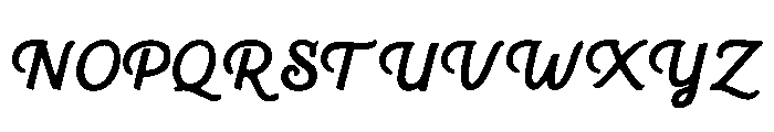 Harp Font UPPERCASE