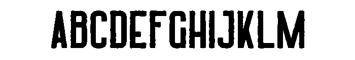 Harrison Organic Font UPPERCASE