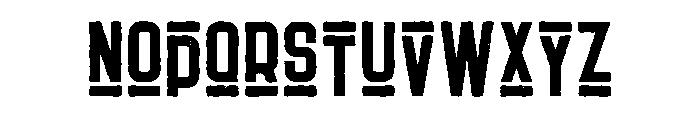 Harrison Organic Font LOWERCASE