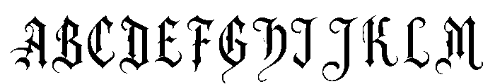 Hartforge Font UPPERCASE