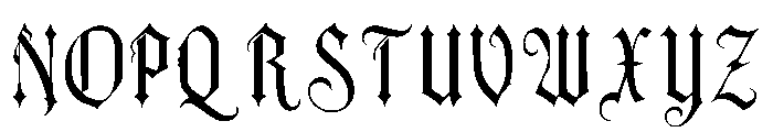 Hartforge Font UPPERCASE