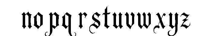 Hartforge Font LOWERCASE