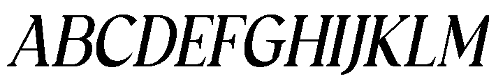 Harvellia Italic Font UPPERCASE