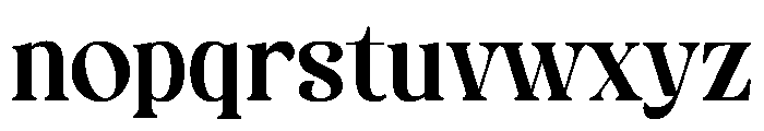 Harven Christmas Font LOWERCASE
