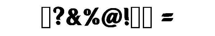 Harvest House Regular Font OTHER CHARS