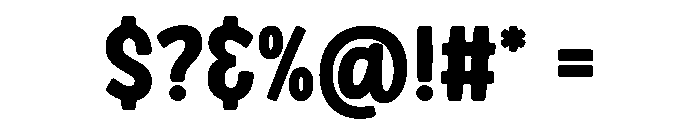 Harvest Sunday Font OTHER CHARS