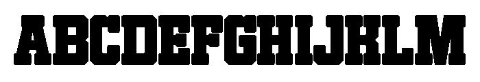 Harvest Varsity Regular Font UPPERCASE